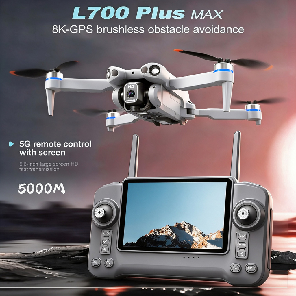 Drone Ae Rc - 2026 L700 Plus MAX GPS-drone met