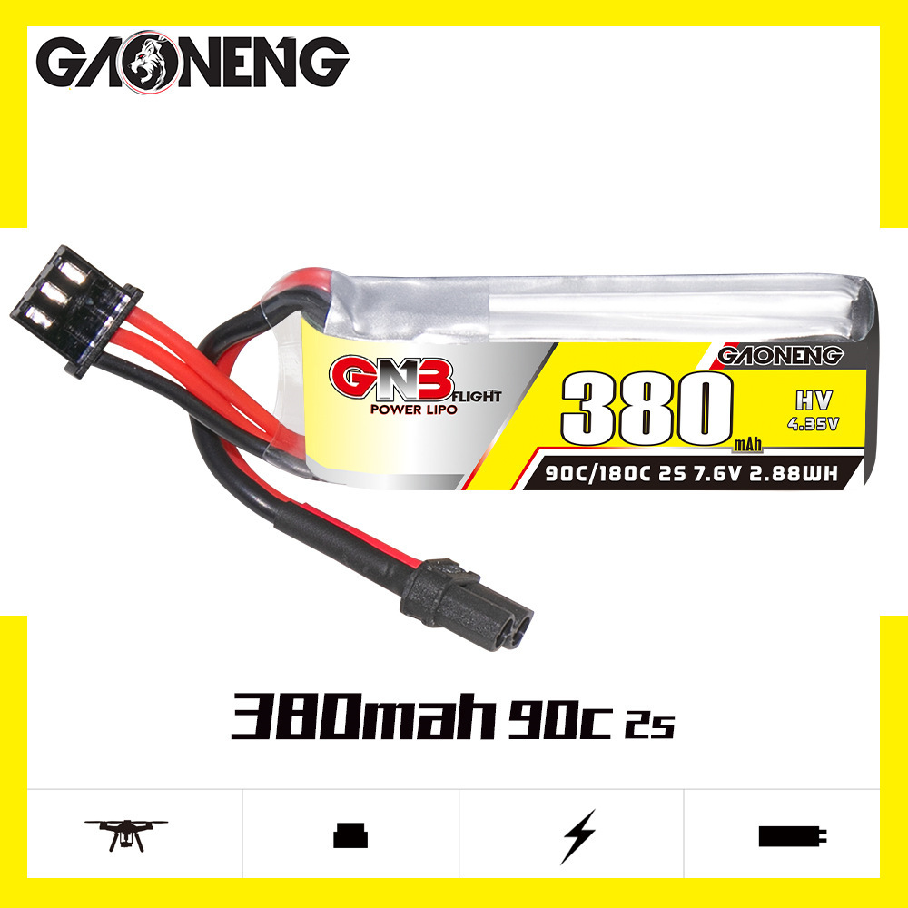 GNB 2S 7.6V 380mAh 90C/180C Li - Drone Rc Leading recensie en prijs