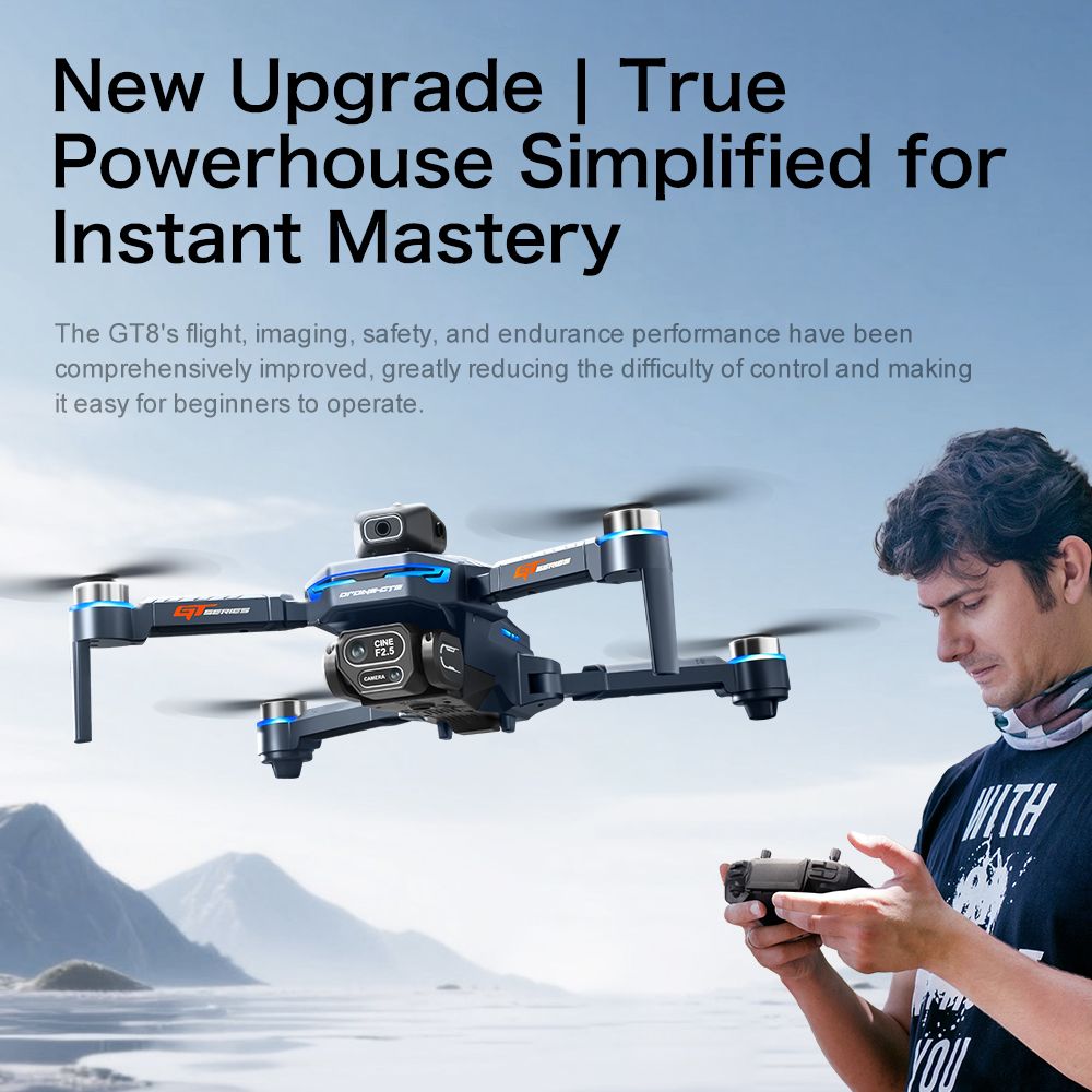 Originele GT8 drone 8K HD dubb - Jjrc Drone X12 recensie en prijs